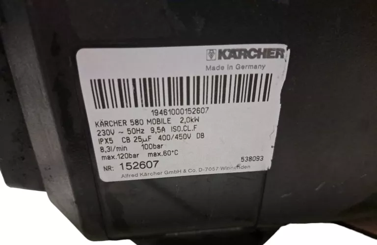MYJKA KARCHER 580 MOBILE 2,0KW