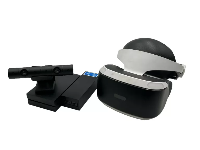 PLAYSTATION 4 VR HEADSET CUH-ZVR1 + CAMERA V2 CUH-ZVR2 - ZESTAW!