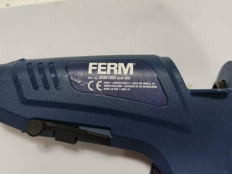 PISTOLET DO KLEJU FERM GGM1005 11 195 °C KLEJ NA GORĄCO 70 W NIEBIESKI