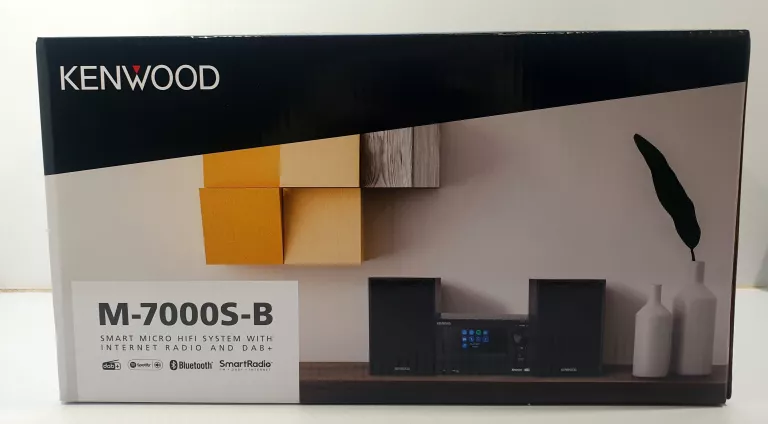 WIEŻA KENWOOD M-7000S-B WIFI DAB+ SPOTIFY BLUETOOTH FM CD MP3 USB 2 X 30 W