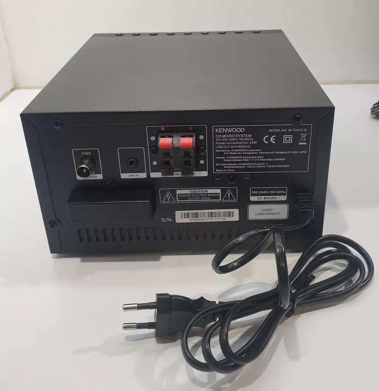 WIEŻA KENWOOD M-7000S-B WIFI DAB+ SPOTIFY BLUETOOTH FM CD MP3 USB 2 X 30 W