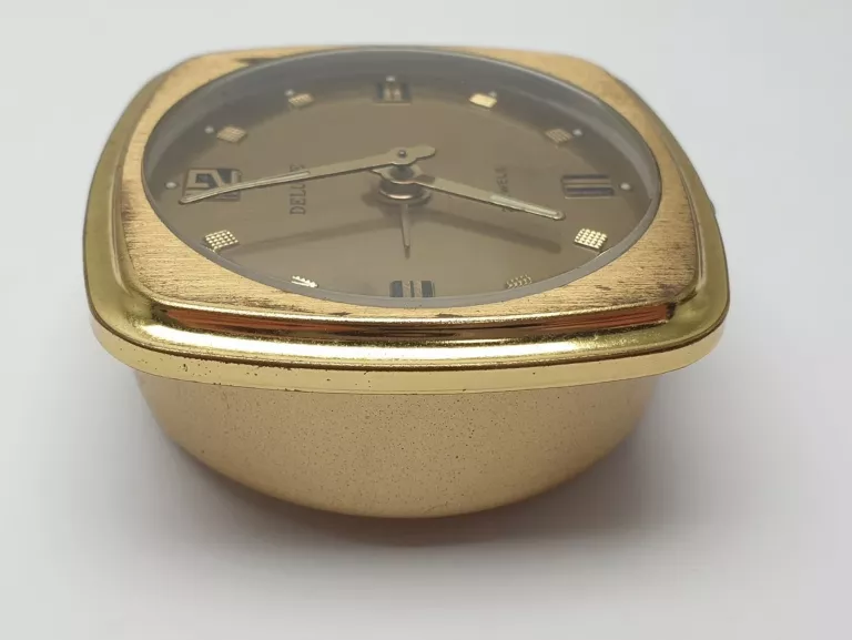 ZEGAREK BUDZIK PODRÓŻNY DELUXE 2 JEWELS VINTAGE