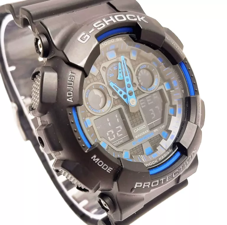 ZEGAREK CASIO G-SHOCK GA-100-1A2 + PUDEŁKO BRAK PODŚWIETLANIA