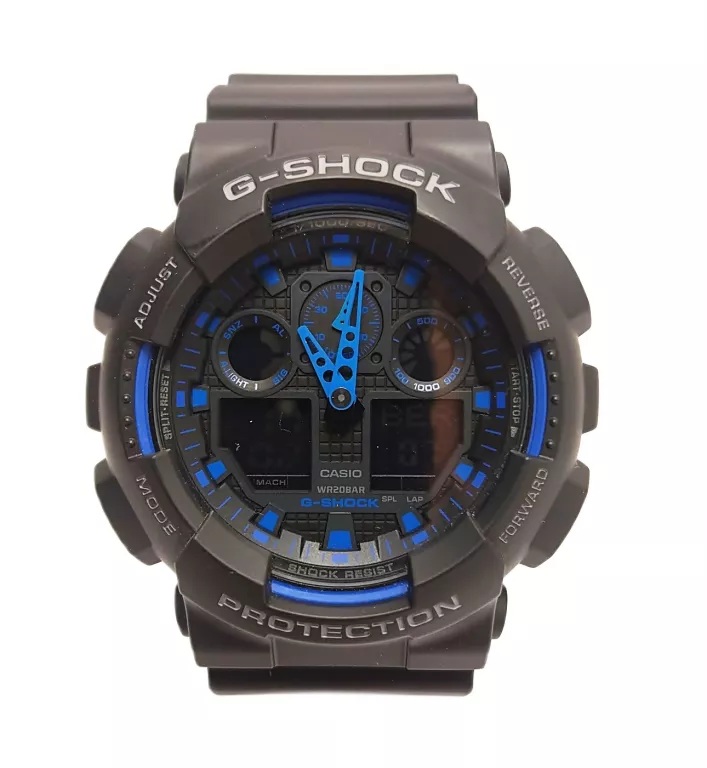 ZEGAREK CASIO G-SHOCK GA-100-1A2 + PUDEŁKO BRAK PODŚWIETLANIA