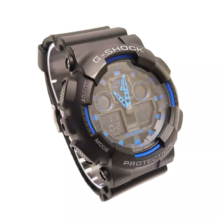 ZEGAREK CASIO G-SHOCK GA-100-1A2 + PUDEŁKO BRAK PODŚWIETLANIA