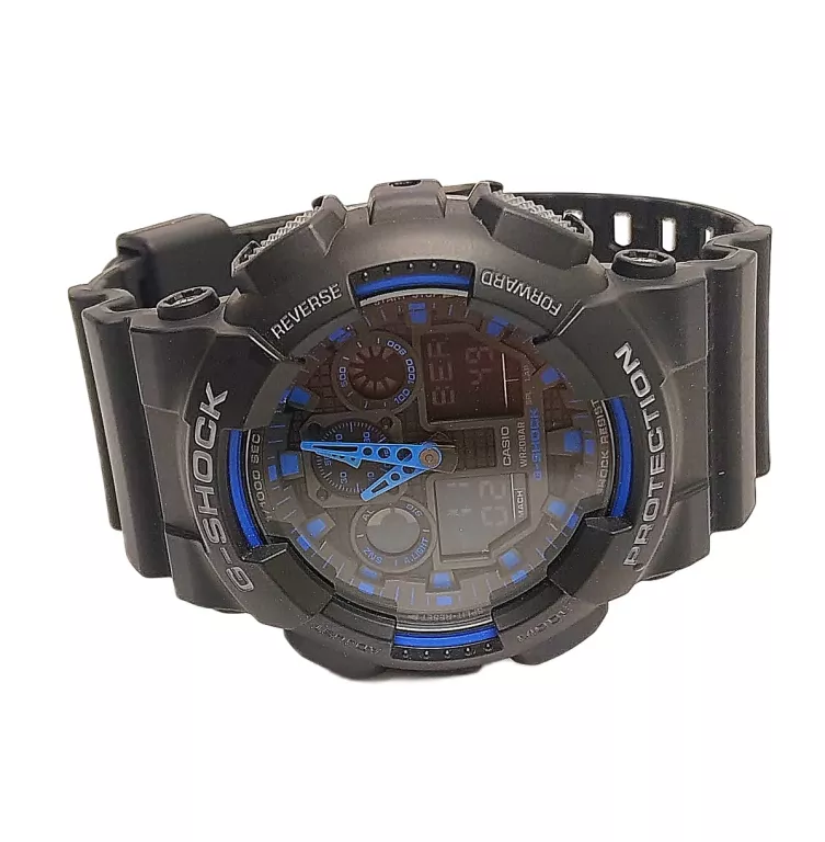 ZEGAREK CASIO G-SHOCK GA-100-1A2 + PUDEŁKO BRAK PODŚWIETLANIA