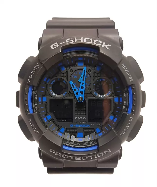 ZEGAREK CASIO G-SHOCK GA-100-1A2 + PUDEŁKO BRAK PODŚWIETLANIA