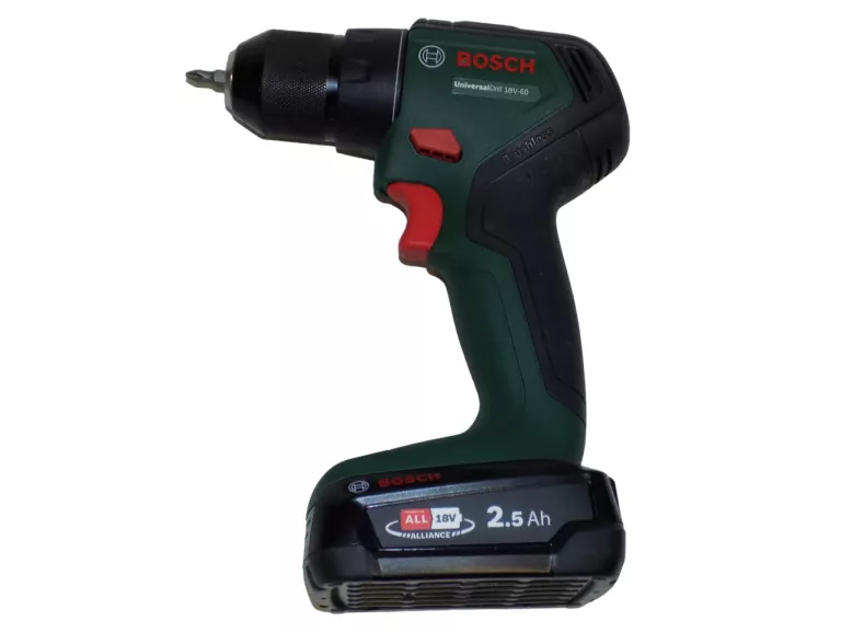WKRĘTARKA BOSCH UNIVERSALDRILL 18V-60 BODY + BATERIA 2,5AH/18V +GWR