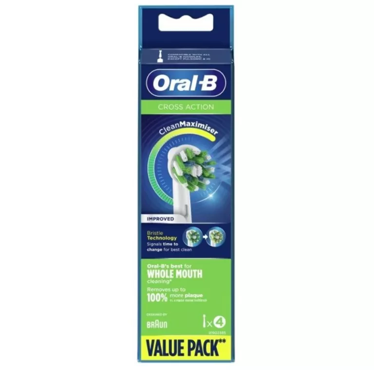 KOŃCÓWKI ORAL-B CROSS ACTION 4SZT