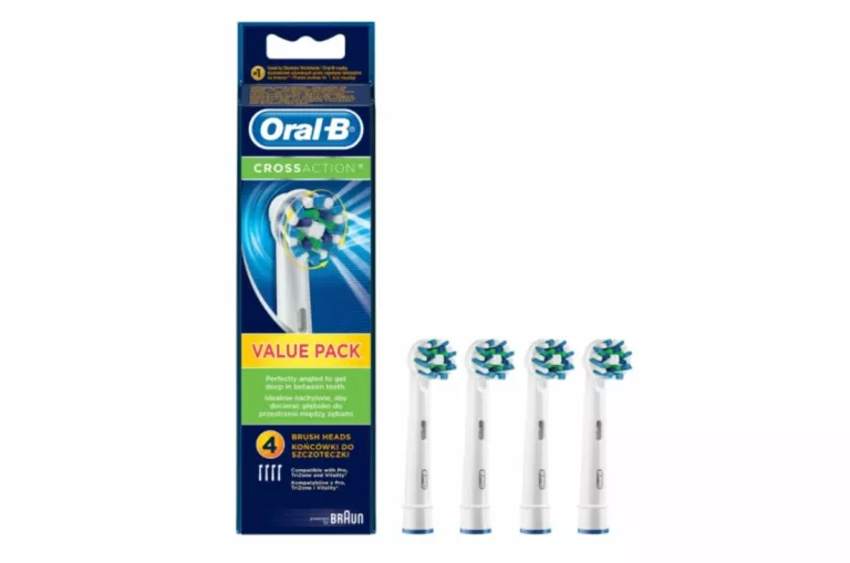 KOŃCÓWKI ORAL-B CROSS ACTION 4SZT