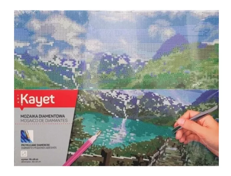 ART KAYET HAFT DIAMENTOWY OBRAZ MOZAIKA DIAMENTOWA 30X40 GÓRY