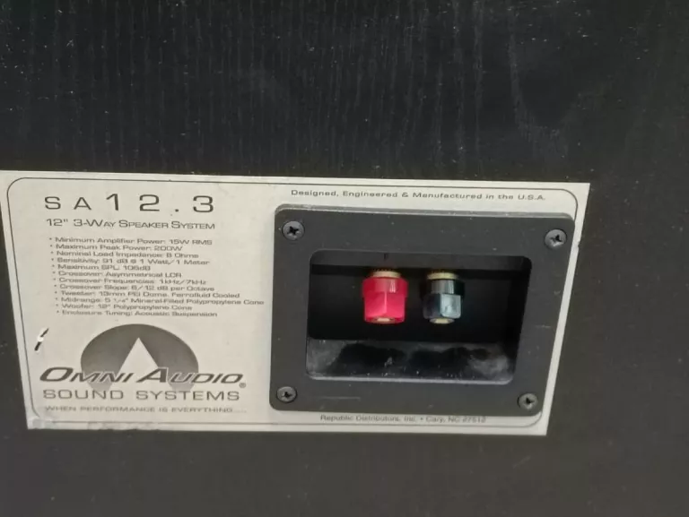 KOLUMNY OMNI AUDIO SA12.3