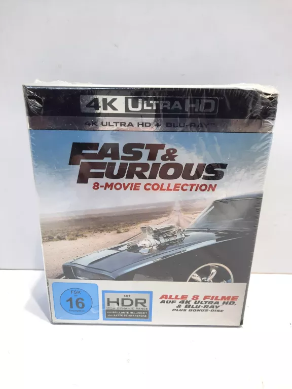 SZYBCY I WŚCIEKLI - KOLEKCJA 8 FILMÓW 4K ULTRA HD+BLU-RAY