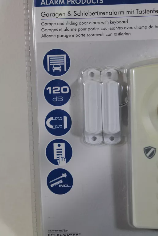 ALARM GARAŻOWY I DRZWI Z POLEM KLAWIATURY