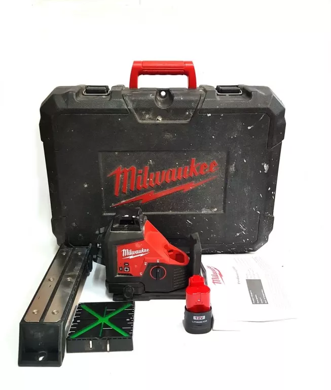 PROMOCJA! LASER KRZYŻOWY MILWAUKEE M12 3PL KOMPLET
