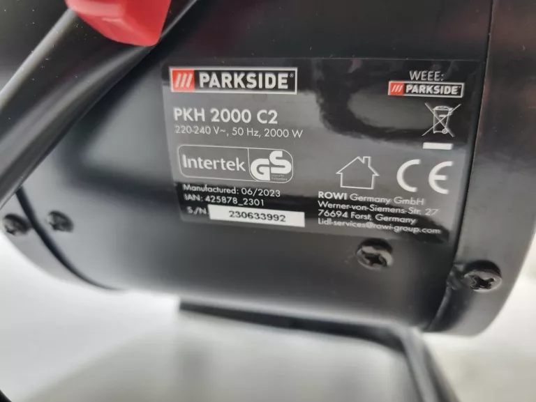 NAGRZEWNICA PARKSIDE PKH 2000 C2