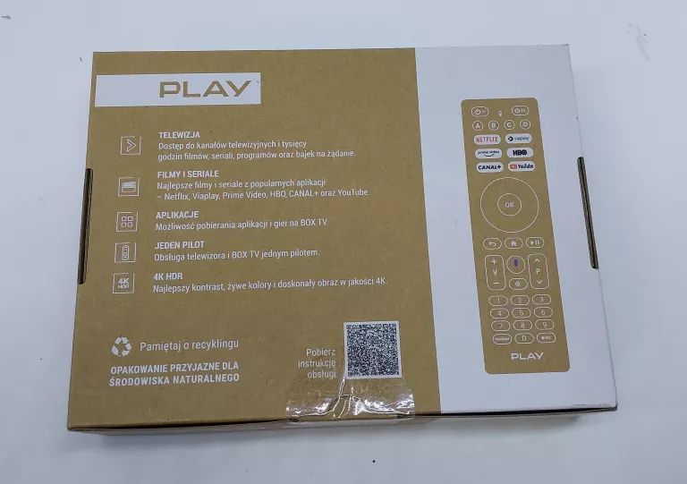 DEKODER PLAY BOX TV 4K DV8990-T2/C