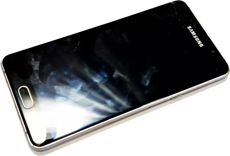 SAMSUNG GALAXY A5 2016 SM-A510F 2GB/16GB CZARNY PĘKNIĘTY RÓG