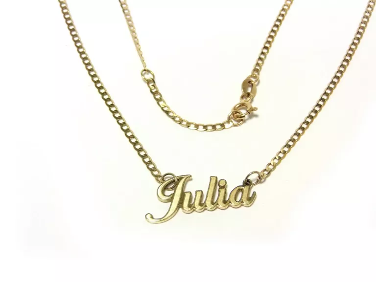 ZŁOTY ŁAŃCUSZEK PR585 "JULIA" 48CM