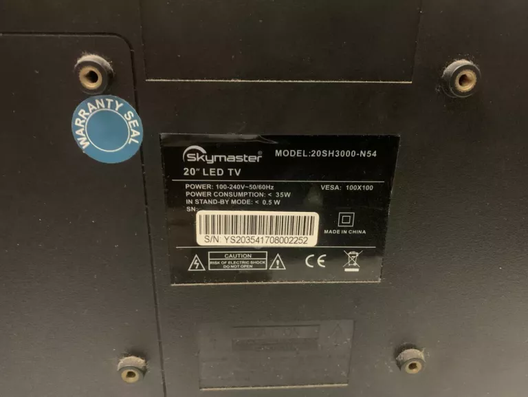 TELEWZIOREK 20 CALI LED TV SKYMASTER 20SH3000-N54