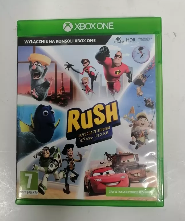 GRA XBOX ONE RUSH PRZYGODA ZE STUDIEM DISNEY PIXAR PL