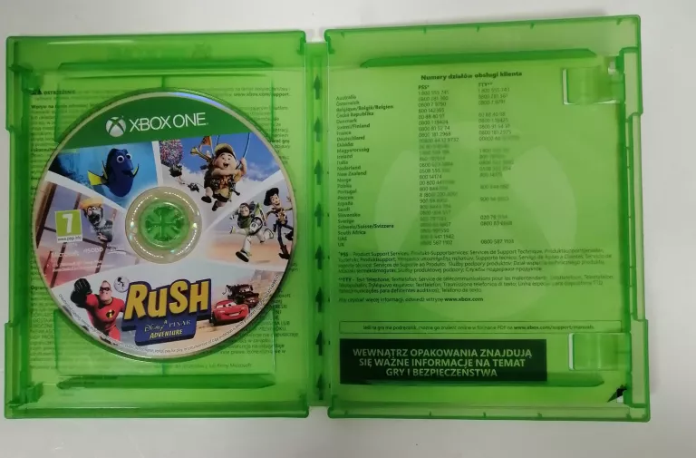 GRA XBOX ONE RUSH PRZYGODA ZE STUDIEM DISNEY PIXAR PL