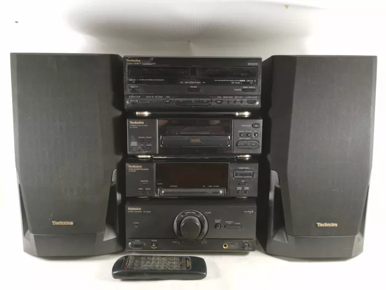 WIEŻA STEREO TECHNICS SE-CH530 + GŁOŚNIKI + PILOT
