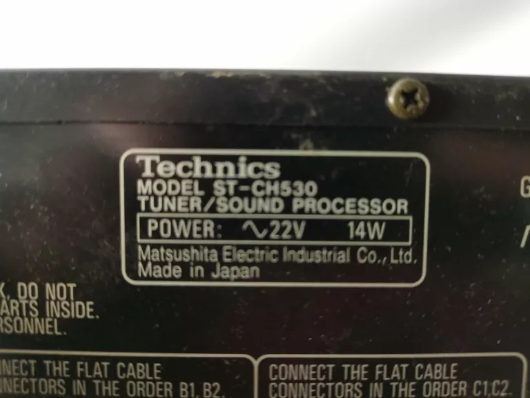 WIEŻA STEREO TECHNICS SE-CH530 + GŁOŚNIKI + PILOT
