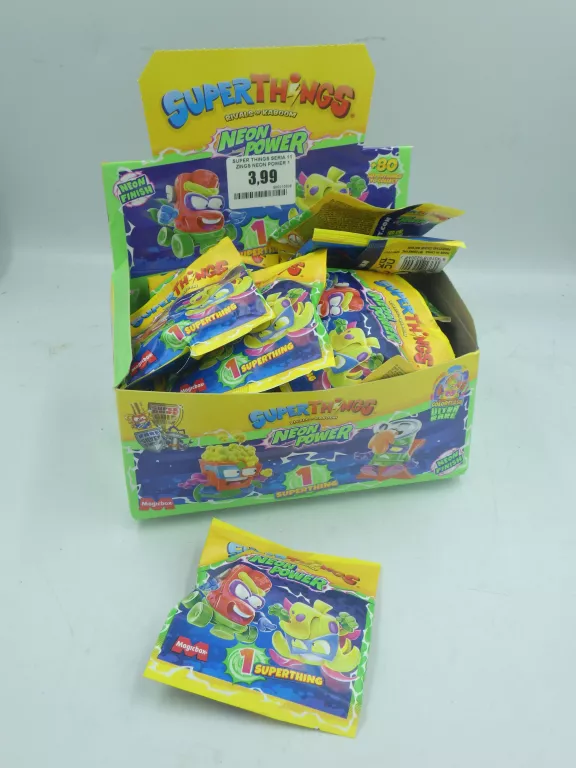 SUPER THINGS SERIA 11 ZINGS NEON POWER 1 SASZETKA [240207003]