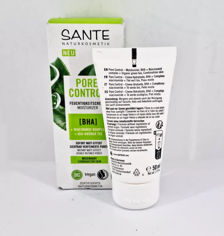 sante-pore-control-bha-peeling-maska-do-twarzy-ean-gtin-4055297219785