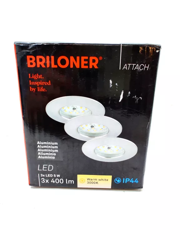 BRILONER BRI2112-01 - ZESTAW 3X LED