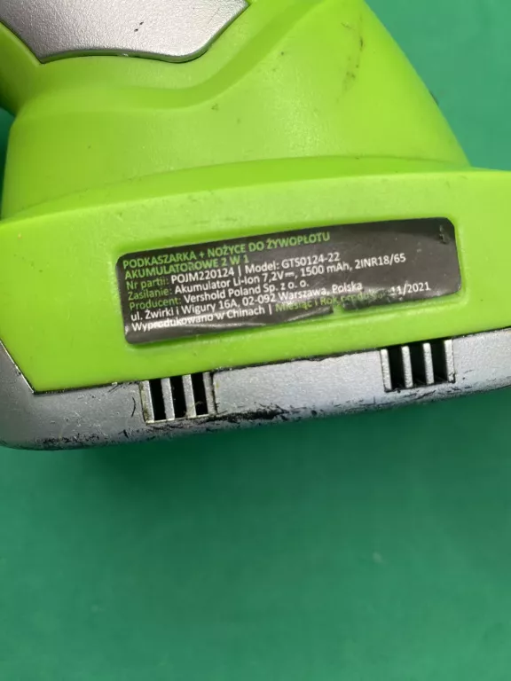NOŻYCE DO ŻYWOPŁOTU GARDENIC GTS 0124 22 ŁADOWARKA