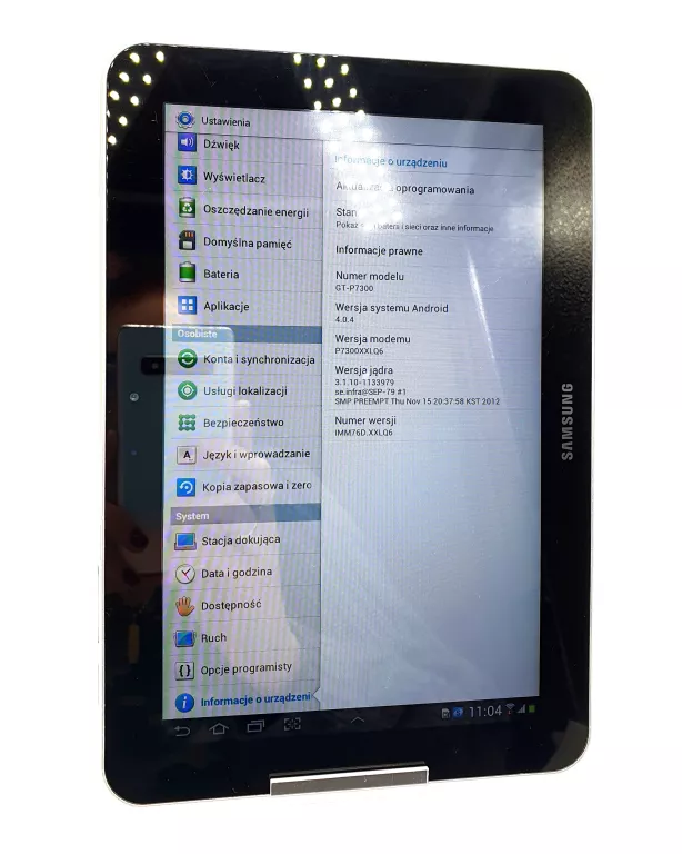 TABLET SAMSUNG GALAXY GT-P7300 / KLAWIATURA