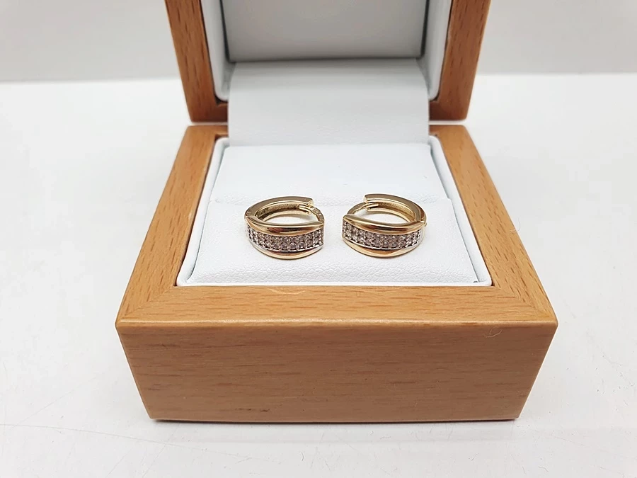 eleganckie-zlote-kolczyki-koleczka-z-cyrkoniami-p585-14ct-326g-sr-120cm-stan-11323-2