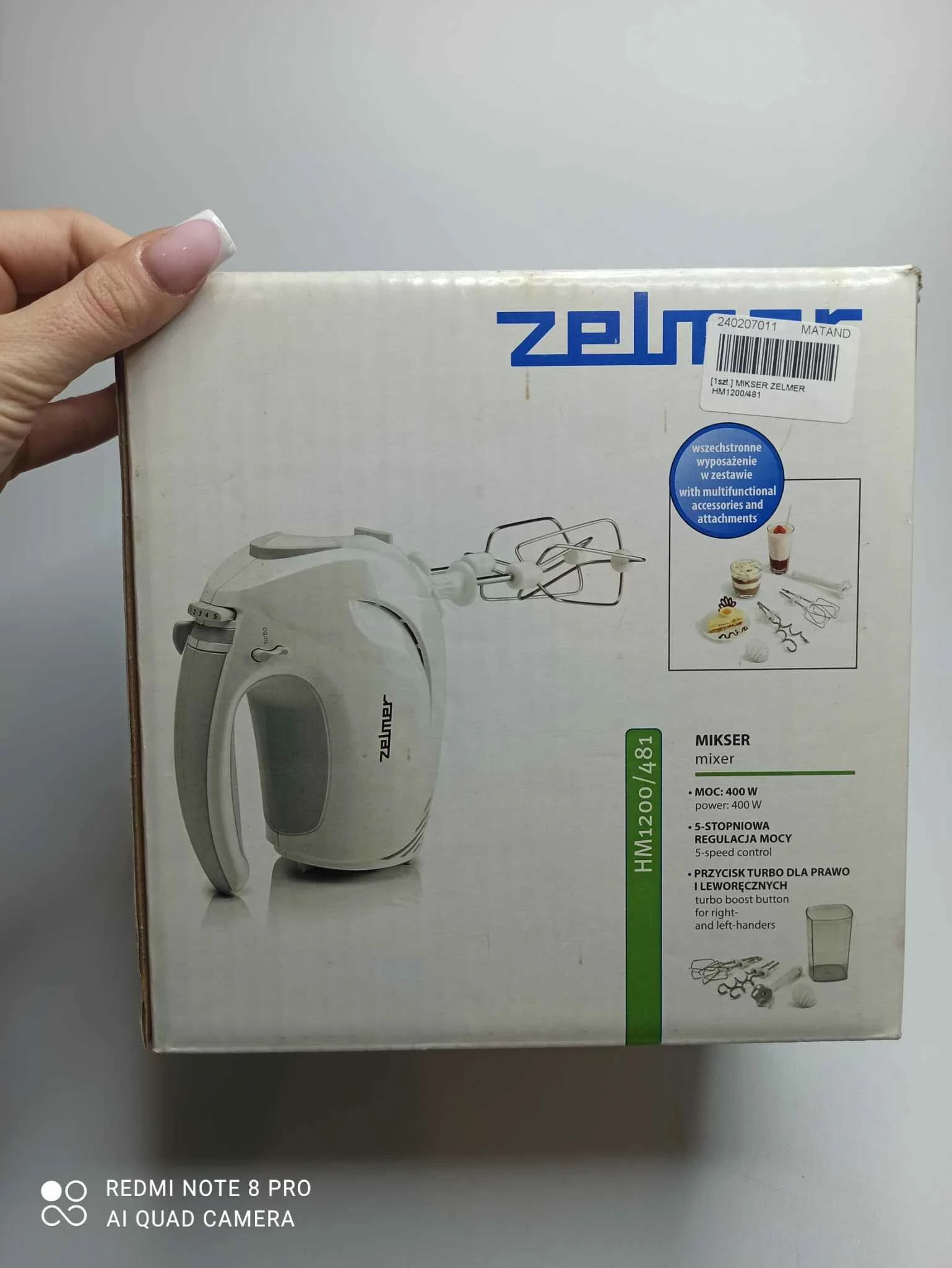 mikser-zelmer-hm1200481-stan-uzywany