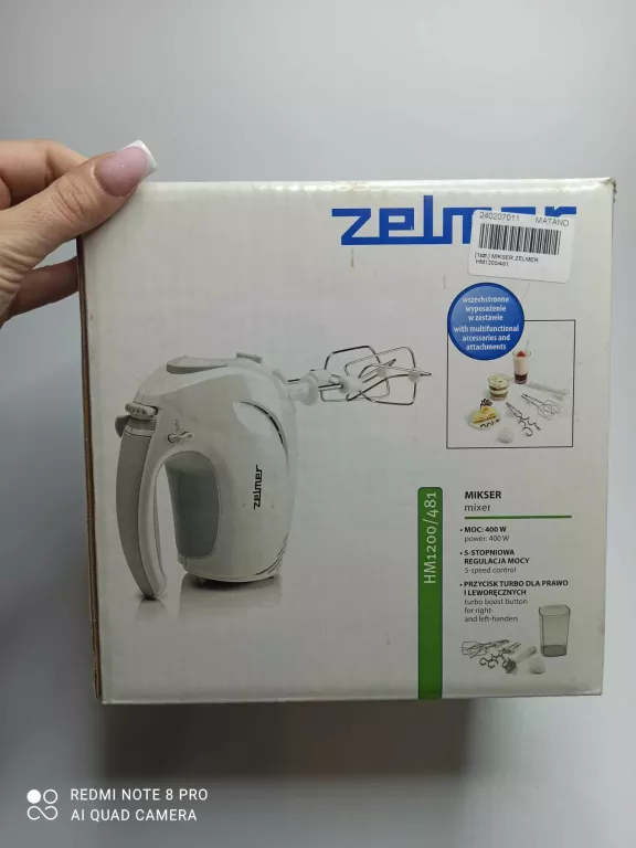 mikser-zelmer-hm1200481-stan-uzywany