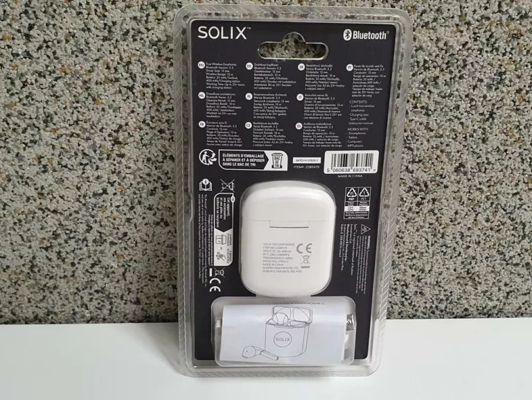 SŁUCHAWKI BLUETOOTH SOLIX BIAŁE