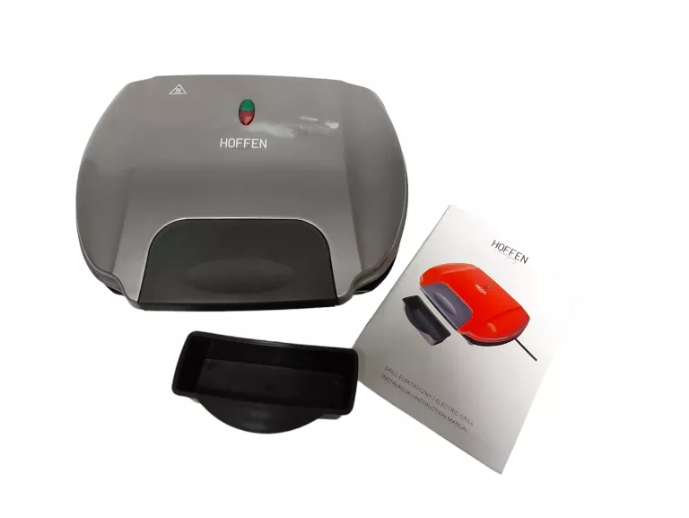 GRILL ELEKTRYCZNY HOFFEN SREBRNY EG-6098-16G 1000W
