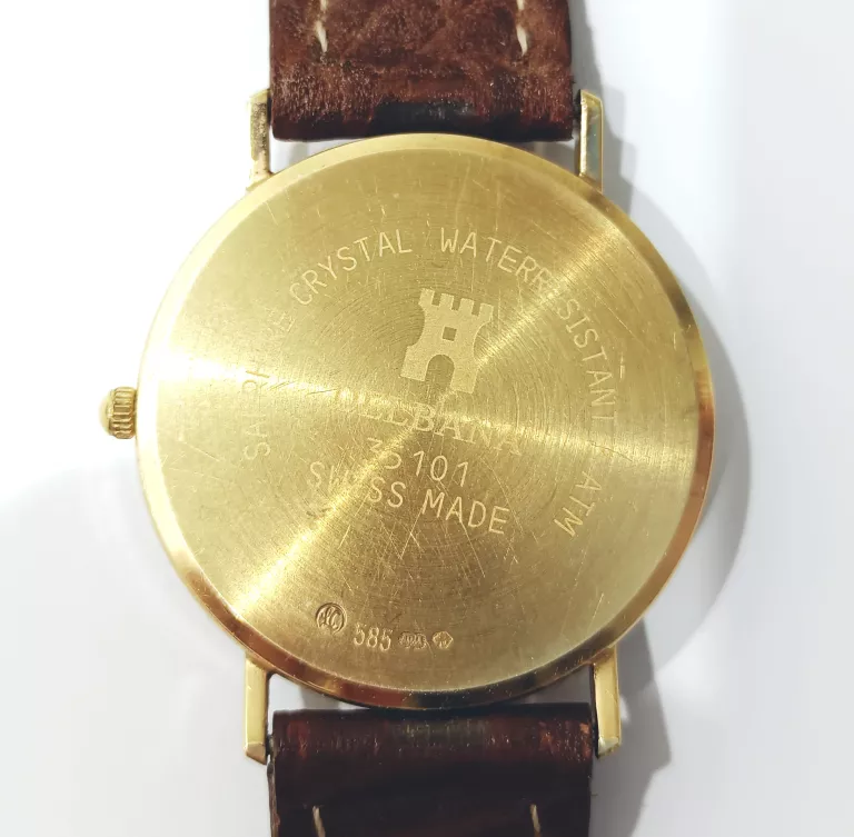 ZŁOTY ZEGAREK DELBANA 35101 585