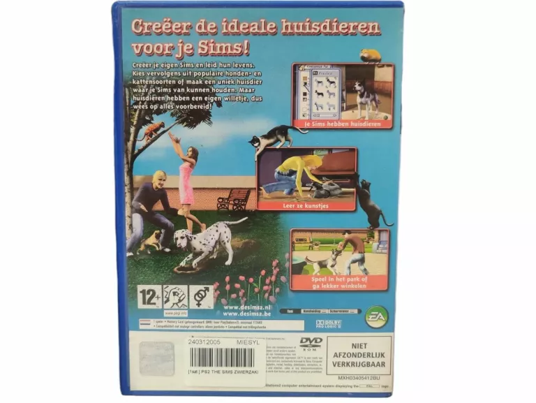 GRA NA PS2 THE SIMS 2 ZWIERZAKI