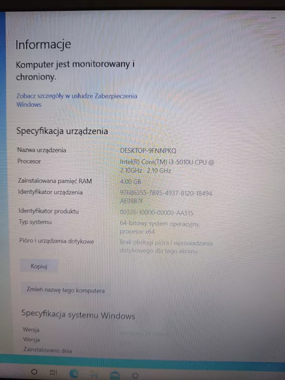 LAPTOP HP PAVILION 15,6 I3 5TH 500GB HDD INTEL HD 4GB