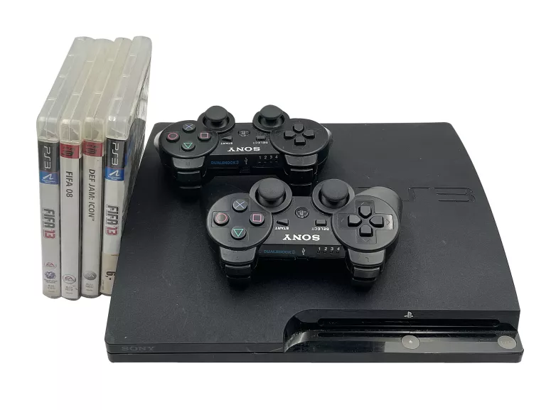 konsola-playstation-3-ps3-slim-cech-2104a-120gb-2-xpad-gry-lwowska-11-tarnow