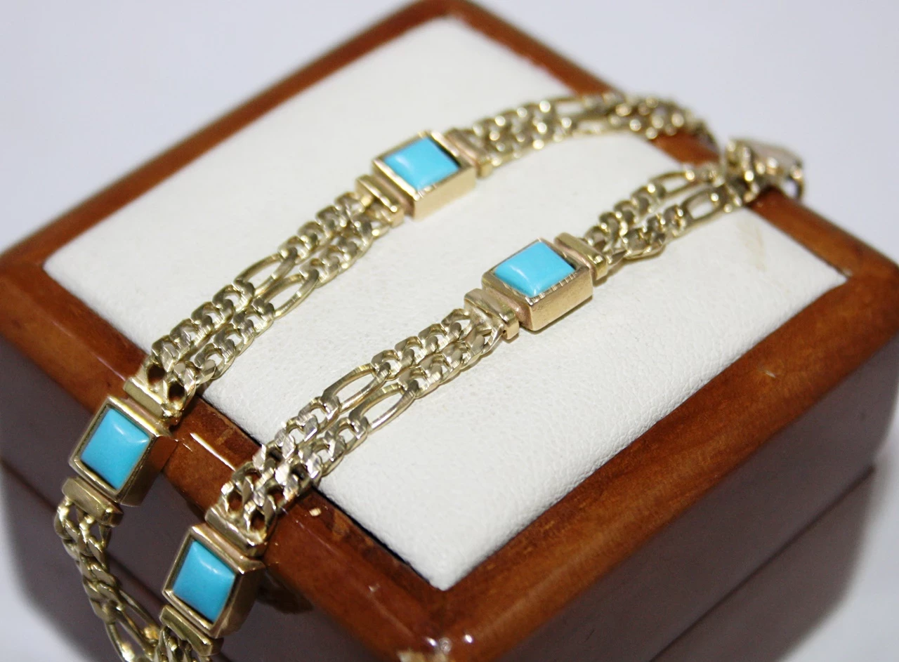 boska-zlota-bransoletka-z-niebieskimi-oczkami-1002g-r20-cm-kamien-inny-kamien