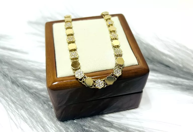 piekna-zlota-bransoletka-z-cyrkoniami-19cm-pr585-stan-11323-2