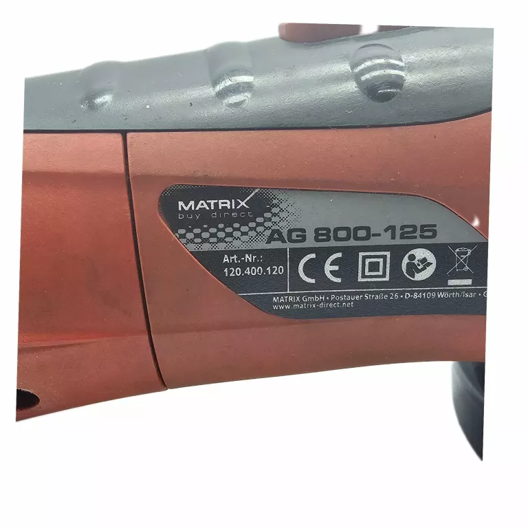 SZLIFIERKA KĄTOWA MATRIX AG 800-125