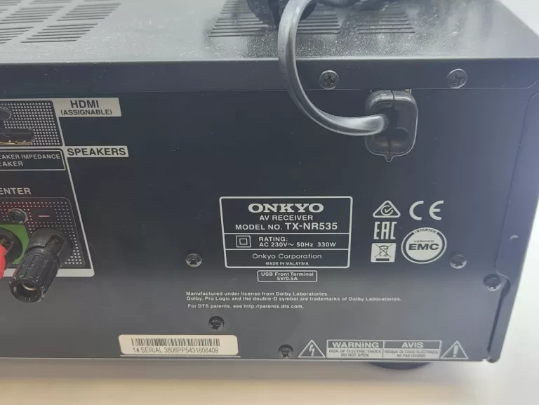 AMPLITUNER ONKYO TX-NR535