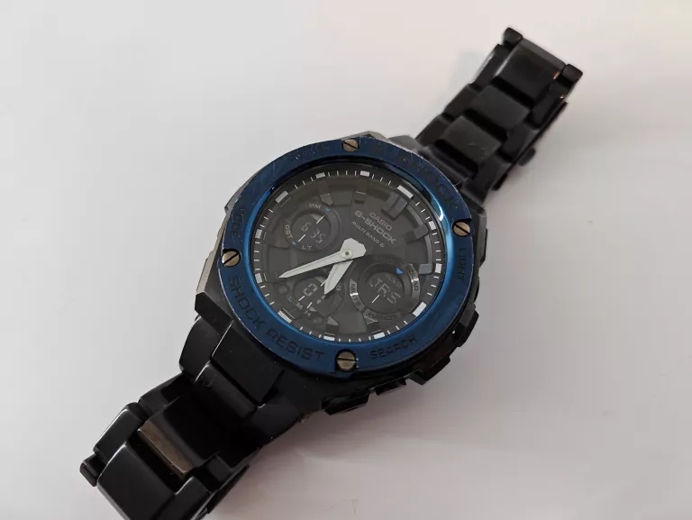 CASIO GST-W110BD ZEGAREK MĘSKI CASIO G-SHOCK G-STEEL SOLAR WAVECEPTOR