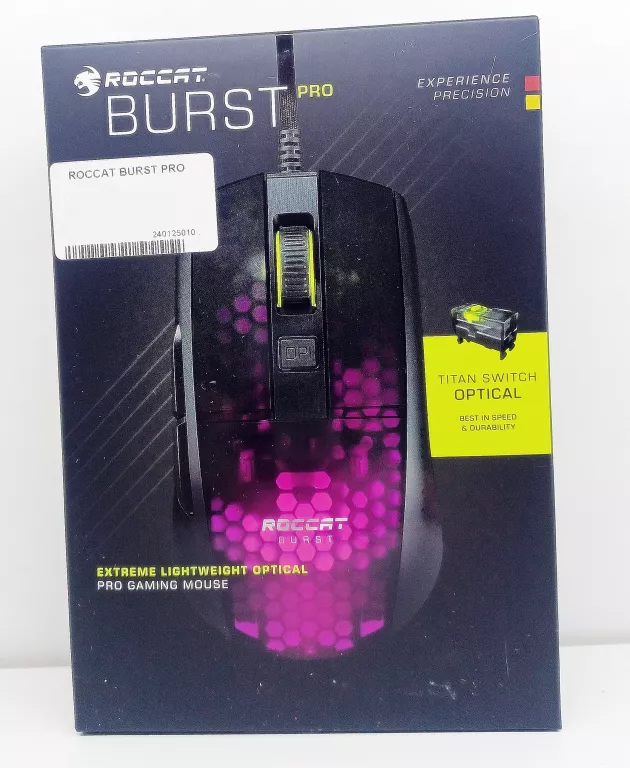 ROCCAT BURST PRO MOUSE BLACK