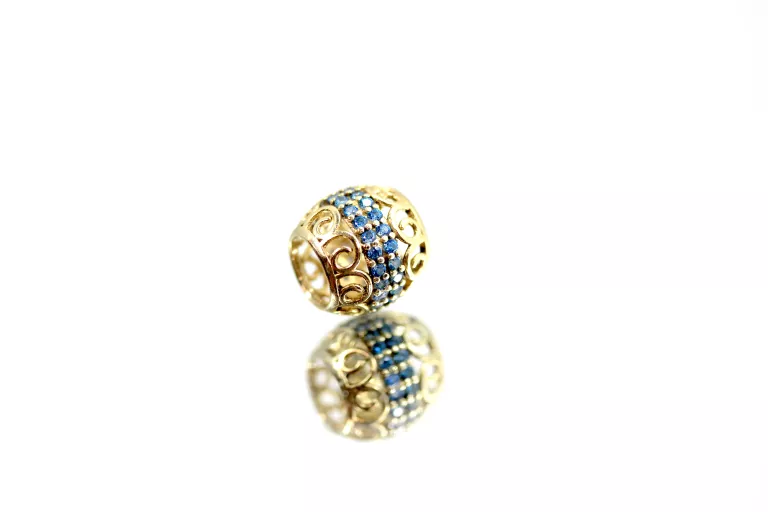 ZŁOTA ZAWIESZKA DO BRANSOLETKI CHARMS 585 1,03G