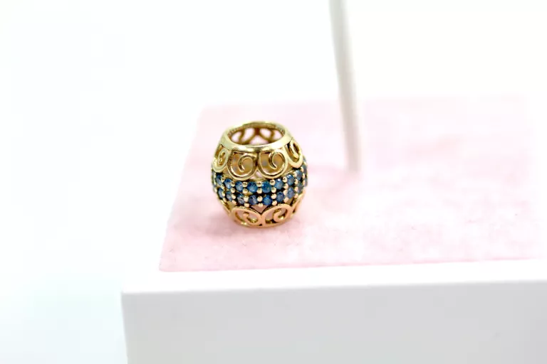 ZŁOTA ZAWIESZKA DO BRANSOLETKI CHARMS 585 1,03G
